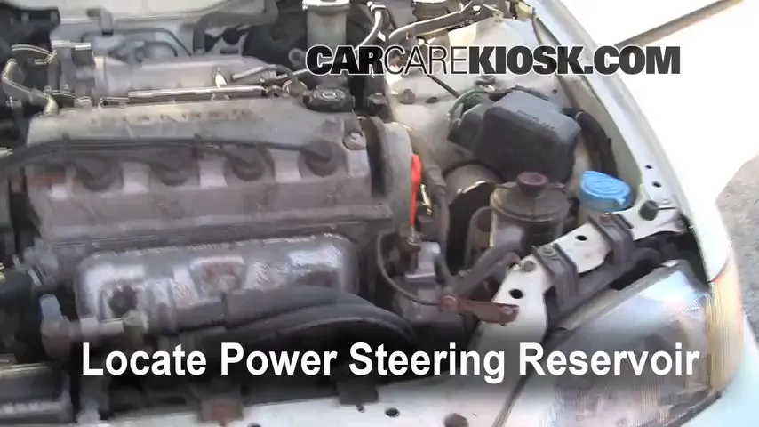 1995 Honda Civic EX 1.6L 4 Cyl. Coupe (2 Door) Power Steering Fluid Add Fluid